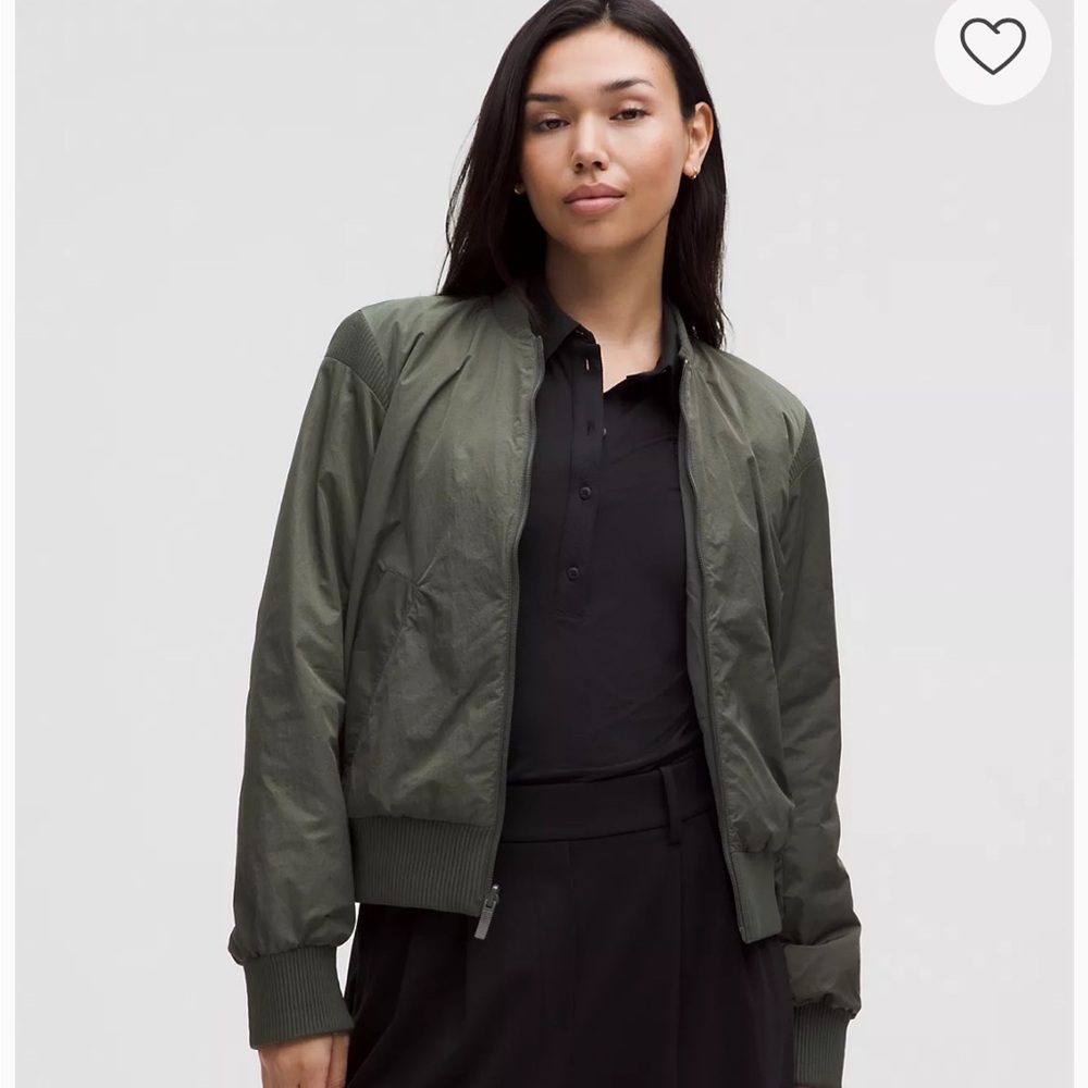 Net serene travel bomber jacket